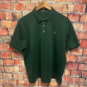 Polo Ralph Lauren Green Supima Polo | GUC | Large